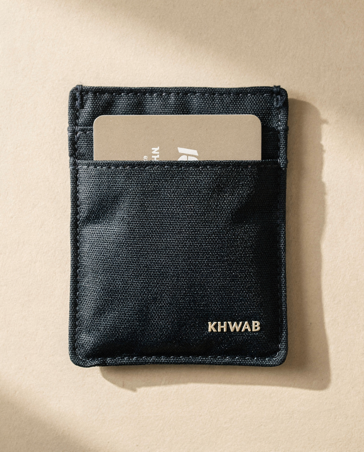 Slim Card Holder — Ink Black
