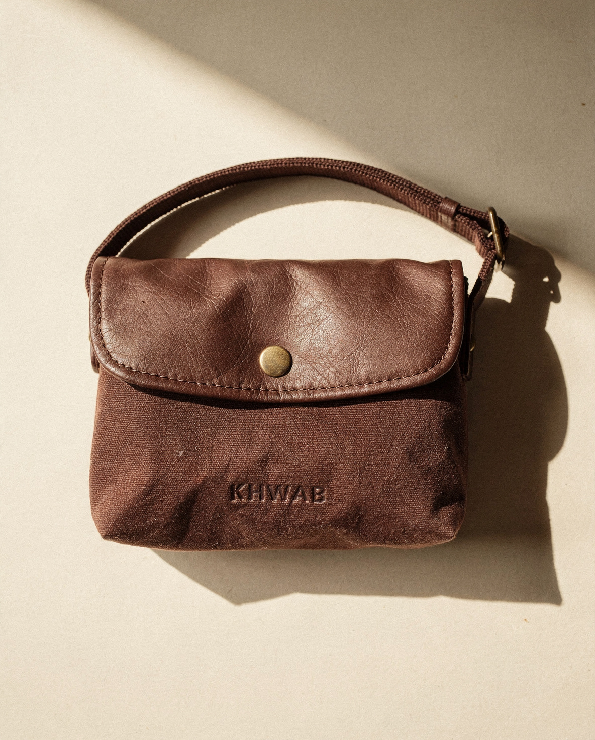 Small Crossbody — Mud Brown